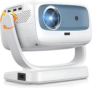4K Projeksiyon Cihazı, 1080P Full HD Görüntü Kalitesi, WiFi 6 Bluetooth 5 Bağlantı, Dahili Hoparlör ve Android, 200 ANSI Lümen, 40″-150″ Görüntü, Ev Ofis Bahçe ve Kamp İçin Taşınabilir Projektör — %30 İndirim | Amazon TR Fırsatı