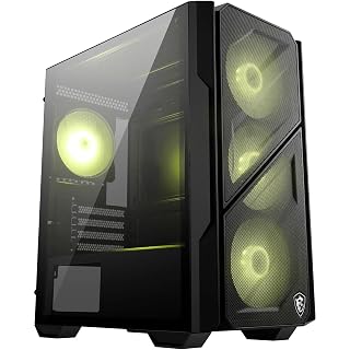 MSI MAG FORGE M110R AIRFLOW TEMPERLİ CAM 3X120MM 1X120MM ARGB FAN MATX GAMİNG BİLGİSAYAR KASASI — %25 İndirim | Amazon TR Fırsatı