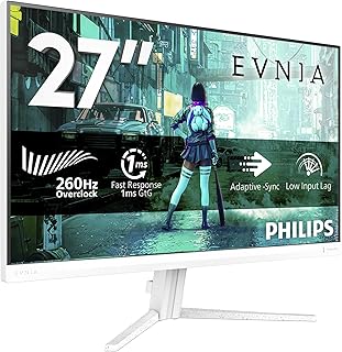 Philips Evnia 27M2N3201PL 27″ 260Hz 0.3ms HDR10 Full HD Fast IPS Beyaz Gaming (Oyuncu) Monitör — %26 İndirim | Amazon TR Fırsatı