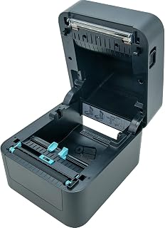 Xprinter XP-480B 110mm Termal Barkod Etiket Yazıcı, USB Bağlantılı, Kargo ve Lojistik İçin Uygun, Mavi