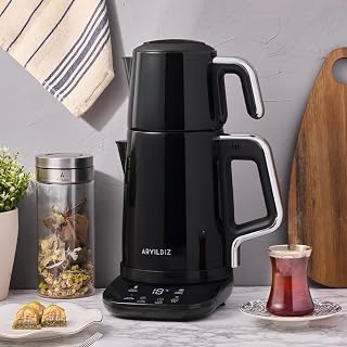 Aryıldız Vision Steel Çay Makinesi Siyah — %23 İndirim | Amazon TR Fırsatı