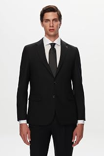 Ds Damat Slim Fit Siyah Yünlü Travel Takim Elbise — %30 İndirim | Amazon TR Fırsatı