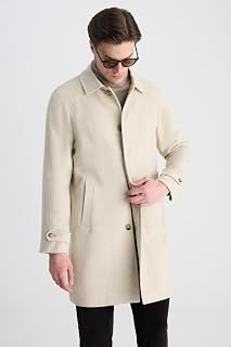 Ds Damat Slim Fit Bej Balıksırtı Palto — %30 İndirim | Amazon TR Fırsatı