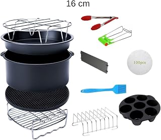 Yui Xiaomi,Philips,Tefal,Kumtel Uyumlu 4.5 Litre 7 Inç Hava Fritözü 12’Li Yedek Parça Seti — %22 İndirim | Amazon TR Fırsatı