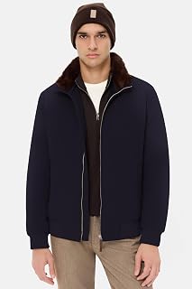 Ds Damat Regular Fit Lacivert Düz Yakası Çıkartılabilir Kürklü Mont — %30 İndirim | Amazon TR Fırsatı