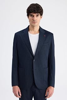 Ds Damat Comfort Fit Lacivert Çizgili Takim Elbise — %30 İndirim | Amazon TR Fırsatı