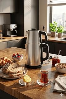Sunny SN5CKM36 Teapot Paslanmaz Çelik Çay Makinesi 2000W 1.7 L Isıtıcı Sıcak Tutma Fonksiyonlu Inox — %21 İndirim | Amazon TR Fırsatı