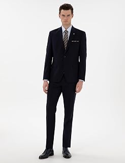 Siyah Slim Fit Yün Takım Elbise 50305448 VR046 — %30 İndirim | Amazon TR Fırsatı