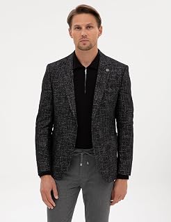 Siyah Ex. Slim Fit Yün Karışımlı Ceket 50311204 VR046 — %30 İndirim | Amazon TR Fırsatı