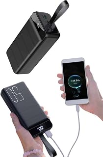 Taşınabilir Powerbank 50.000 mAh 4 Girişli Hızlı Şarj Led Göstergeli Fenerli Şarj — %23 İndirim | Amazon TR Fırsatı
