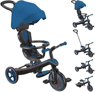 Globber Explorer 4in1 Trike Bisiklet, Kraliyet Mavisi, 10 Ay – 5 Yaş — %43 İndirim | Amazon TR Fırsatı