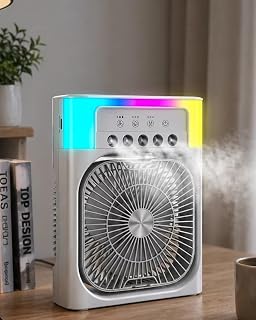 Masaüstü Klima Fan USB Girişli Su Hazneli Sessiz Soğutucu — %40 İndirim | Amazon TR Fırsatı