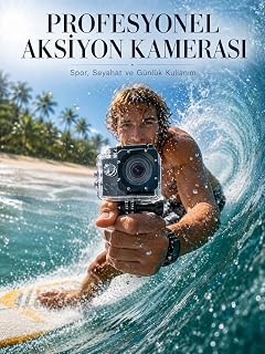 Yeni Nesil 4K WiFi Aksiyon Kamerası Geniş Görüş Açısı — %38 İndirim | Amazon TR Fırsatı
