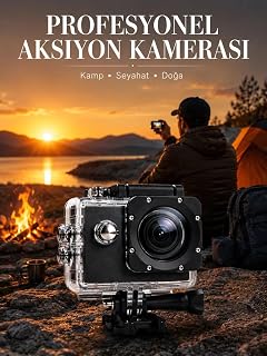 4K WiFi Aksiyon Kamerası Ultra HD Su Geçirmez Spor Kamerası — %38 İndirim | Amazon TR Fırsatı