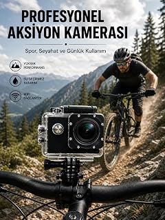 Profesyonel Video Çekimleri İçin 1080P Full HD Aksiyon Kamerası — %39 İndirim | Amazon TR Fırsatı