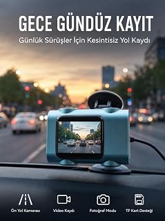Araç Güvenlik Kamerası Öne Bakan Yol Kayıt Cihazı Yeni Nesil — %40 İndirim | Amazon TR Fırsatı