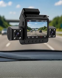 Araç Ön Arka İç Kamera Sistemi Full HD Hareket Sensörlü Kayıt Cihazı — %41 İndirim | Amazon TR Fırsatı