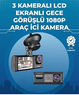 Gece Görüşlü 3’lü Araç Kamerası – Geri Görüş Destekli 170° Geniş Açı — %38 İndirim | Amazon TR Fırsatı