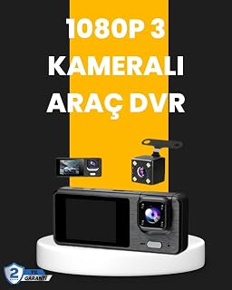 Çok Açılı Araç İçi DVR | Ön İç Arka Kamera Döngü Video Kaydı — %38 İndirim | Amazon TR Fırsatı