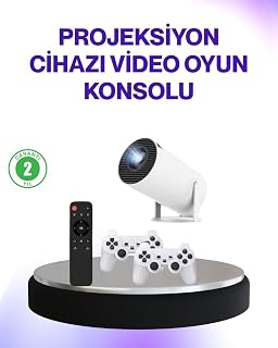 2.4G Kablosuz Destekli Oyun ve Film Projeksiyonu Ev Kullanımı İçin — %40 İndirim | Amazon TR Fırsatı