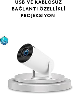 Full HD 4K Uyumlu Projeksiyon Cihazı 130 İnç Geniş Ekran Destekli — %58 İndirim | Amazon TR Fırsatı