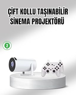 Projeksiyon Cihazı 4K Destekli Kablosuz Bağlantılı Bluetooth 5.0 — %44 İndirim | Amazon TR Fırsatı