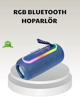 Mavi Taşınabilir Bluetooth Hoparlör Kompakt Tasarım ve Güçlü Ses — %38 İndirim | Amazon TR Fırsatı