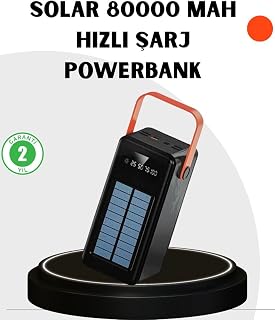 Powerbank Hızlı Şarj Solar Güneş Enerjili Çok Girişli — %41 İndirim | Amazon TR Fırsatı