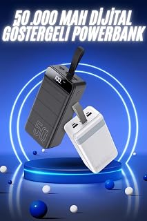 50.000 Mah Powerbank Turbo Hızlı Led Göstergeli Android İOS Uyumlu Taşınabilir Askılı — %23 İndirim | Amazon TR Fırsatı