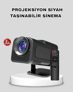 Akıllı Projeksiyon Cihazı HDMI USB Bağlantılı Taşınabilir Enerji Tasarruflu — %44 İndirim | Amazon TR Fırsatı
