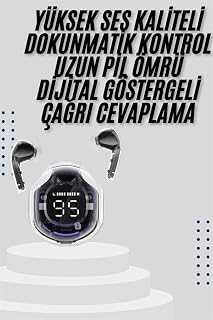 2025 Model Kablosuz Bluetooth Kulaklık ANC ENC Destekli HİFİ Stereo — %39 İndirim | Amazon TR Fırsatı