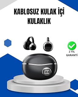 Bluetooth 5.4 Kablosuz Kulaklık – Açık Kulak Güvenli Tasarım ve Hızlı Şarj Özelliği — %42 İndirim | Amazon TR Fırsatı