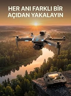 Ekranlı Kumandalı Çift Kameralı Drone ile Havadan Çekim — %44 İndirim | Amazon TR Fırsatı