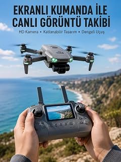 Akıllı Sensörlü Drone Canlı Görüntü Aktarımlı — %41 İndirim | Amazon TR Fırsatı
