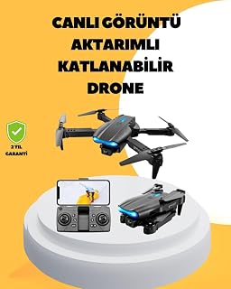Wifi FPV Canlı Görüntü Aktarımlı Katlanabilir Drone — %41 İndirim | Amazon TR Fırsatı