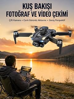 Ekranlı Kumandalı Katlanabilir Kamera Drone Hobi ve Günlük Kullanım — %44 İndirim | Amazon TR Fırsatı