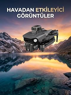 Çift Kameralı GPS Drone Geniş Açılı Havadan Görüntüleme Sistemi — %44 İndirim | Amazon TR Fırsatı