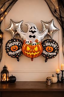 Halloween Cadılar Bayramı Hayalet Temalı 5 Li Folyo Balon Seti — %20 İndirim | Amazon TR Fırsatı