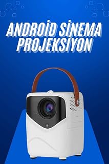 HD Ayaklı Portatif Projeksiyon Cihazı Android İşlemcili Sinema Projektörü — %44 İndirim | Amazon TR Fırsatı