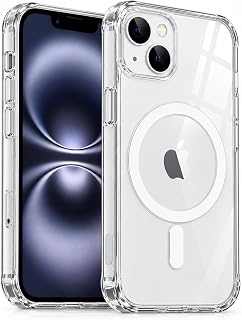 AEE® iPhone 13/14 / 15 Magsafe Kılıf, Şeffaf Darbe Emici Kılıf, N52 Mıknatıslı Kablosuz Şarj Uyumlu, Airbag Köşe Koruma, Kamera ve Ekran Koruyucu — %25 İndirim | Amazon TR Fırsatı