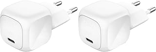 Belkin BoostCharge küp USB C duvar şarj cihazı, 20 W USB-C şarj cihazı, Apple iPhone 16, 16 Plus, 16 Plus, 16 Pro, 16 Pro Max, Samsung Galaxy S24, iPad, AirPods ve daha fazlası için (2 paketi) — %29 İndirim | Amazon TR Fırsatı