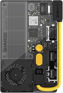 Disk Pro 1TB Dahili NVMe SSD’li Aktif Soğutmalı 5’i 1 Arada USB-C Çok Portlu Hub, 10Gbps Taşınabilir SSD, HDMI 2.1 ve USB-A Destekli (Sarı) — %20 İndirim | Amazon TR Fırsatı
