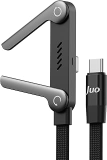 Juo 100W Type-C to Type-C Hızlı Şarj Kablosu Katlanabilir Standlı E-Mark Çipli Örgülü 1.2 Metre Kablo — %24 İndirim | Amazon TR Fırsatı