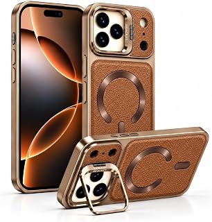 Coverzone iPhone 16 Pro Max ile Uyumlu MagBracket Standlı Kılıf Kahverengi — %31 İndirim | Amazon TR Fırsatı