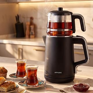 Aryıldız Origin Tea Çay Makinesi Siyah — %30 İndirim | Amazon TR Fırsatı