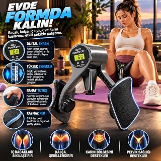 Artnest Dijital Sayaçlı Kegel ve İç Bacak Egzersiz Aleti – Ayarlanabilir Dirençli, 360° Döner, EVA Pedli Kalça ve Pelvik Bölge Spor Ekipmanı — %22 İndirim | Amazon TR Fırsatı